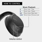 Sony WH-CH710N trådlösa over-ear hörlurar med brusreducering, svart