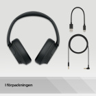 Sony WH-CH720N over-ear hrlurar med BT & ANC, svart Returexemplar