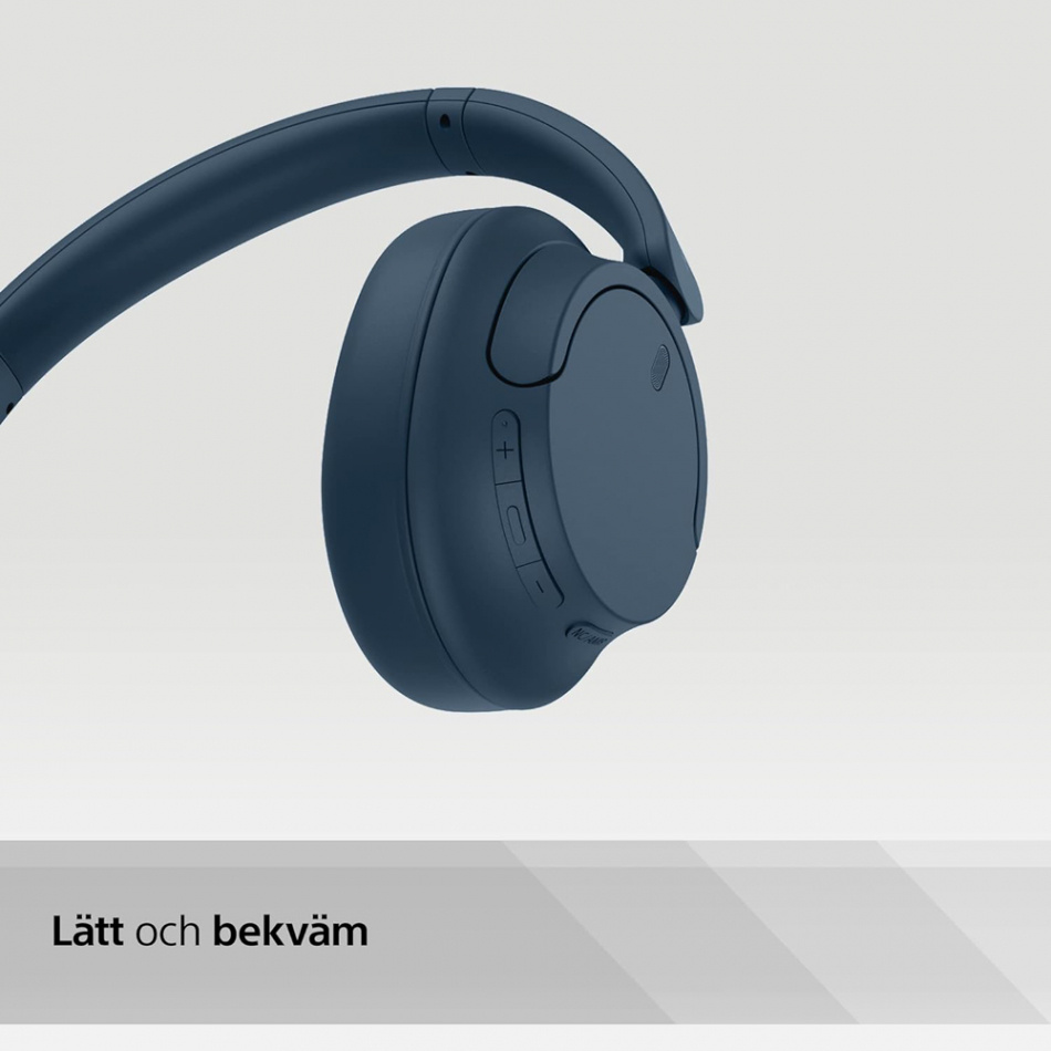 Sony WH-CH720N over-ear hörlurar med Bluetooth & brusreducering, blå
