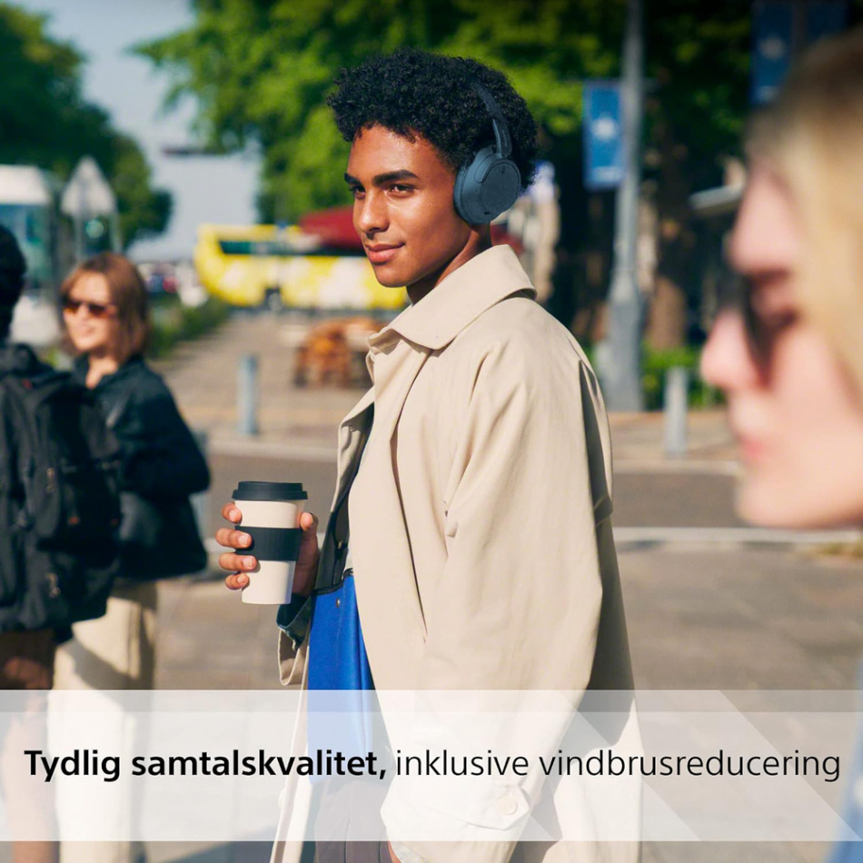 Sony WH-CH720N over-ear hörlurar med Bluetooth & brusreducering, blå