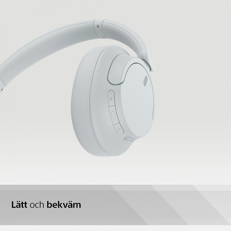 Sony WH-CH720N over-ear hörlurar med Bluetooth & brusreducering, vit