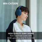 Sony WH-CH730N trådlösa over ear-hörlurar med brusreducering, svart Sony WH-CH730N trådlösa over ear-hörlurar med brusreducering, svart