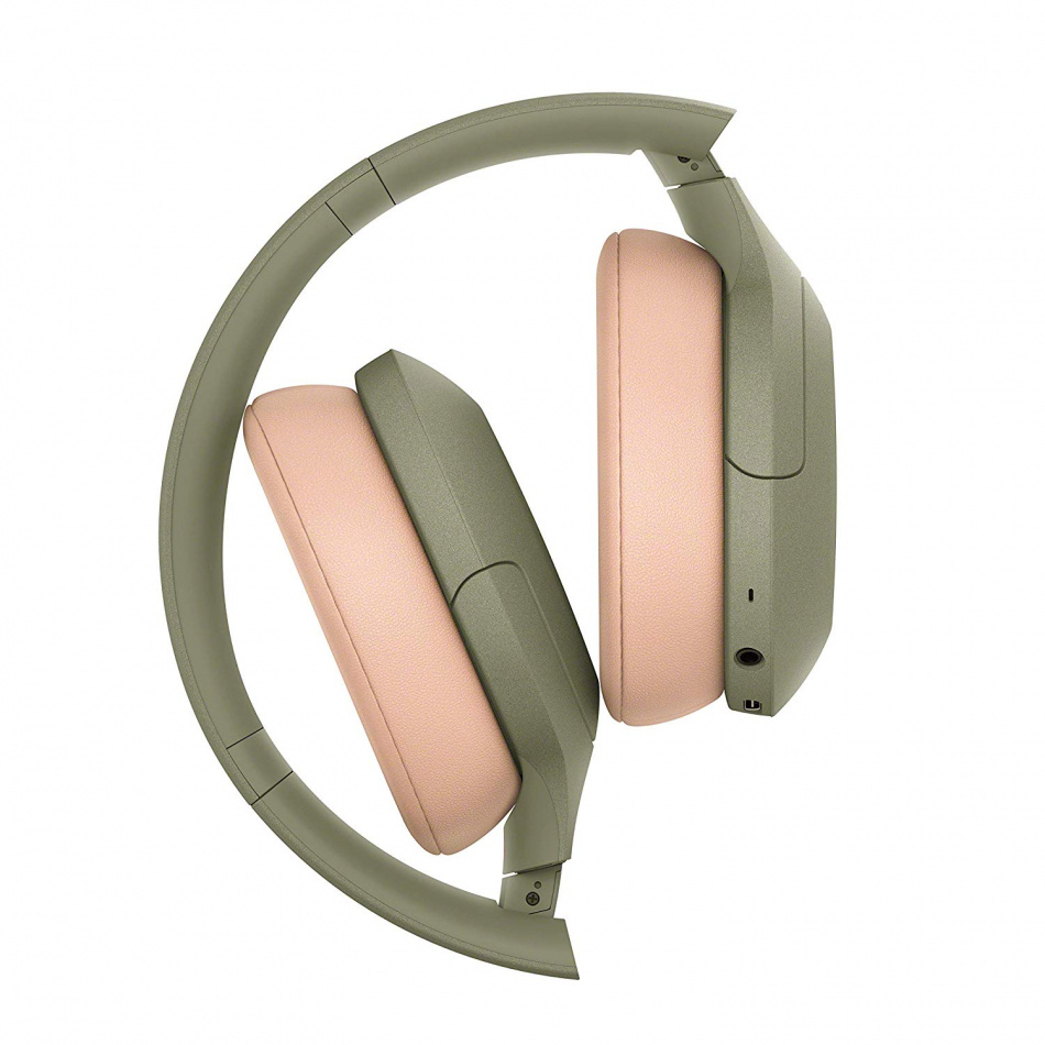 Sony WH-H910N over-ear med brusreducering, grön