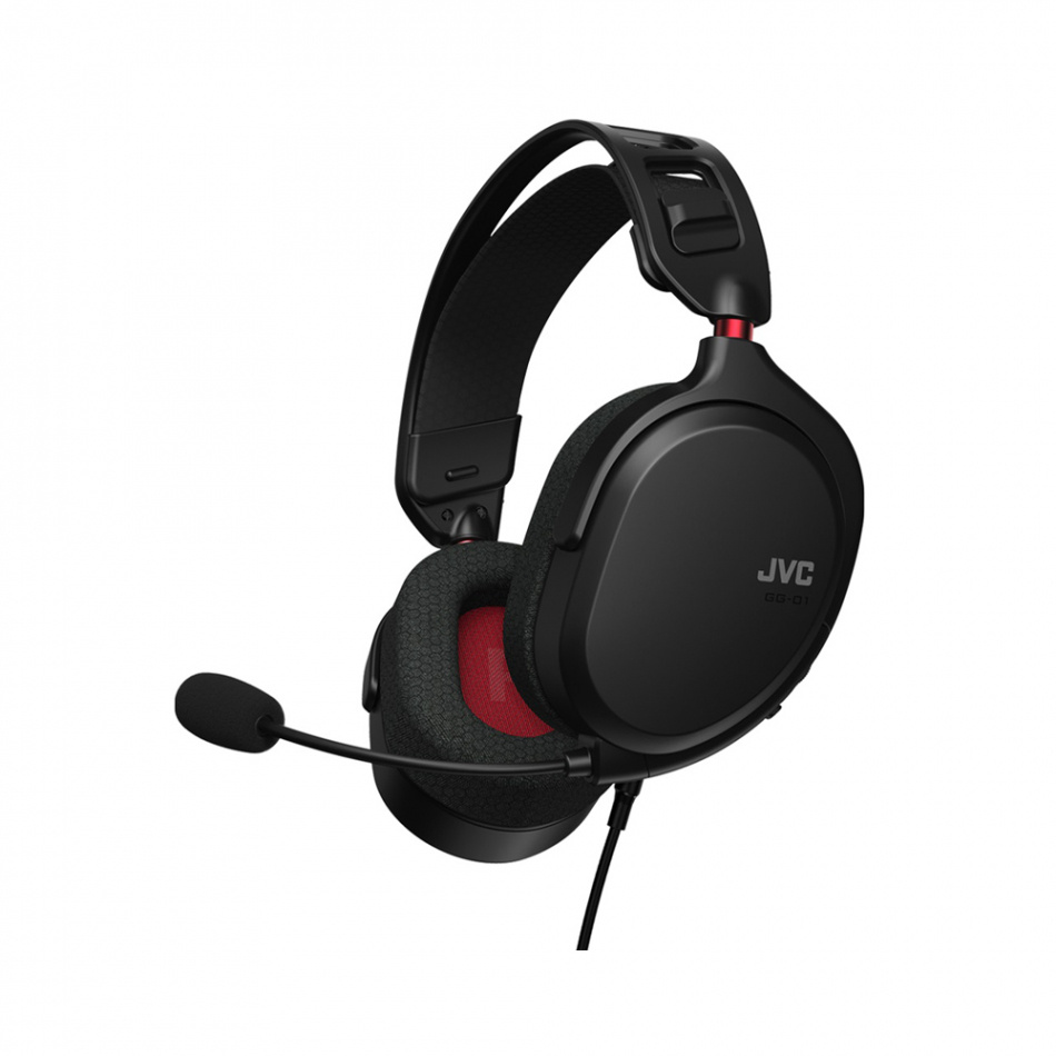 JVC GG-01W gaming over-ear hörlur, svart