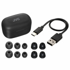 JVC HA-A25T True Wireless in-ear hörlurar med brusreducering, svart JVC HA-A25T True Wireless in-ear hörlurar med brusreducering, svart