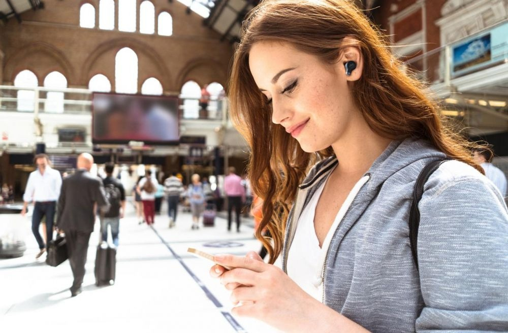 JVC HA-A25T True Wireless in-ear hörlurar med brusreducering, svart