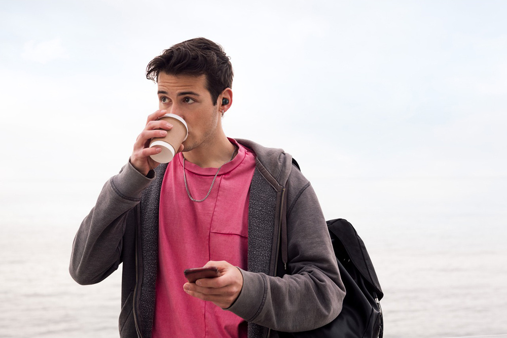 JVC HA-A6T Gumy Mini True Wireless in-ear hörlurar, svart