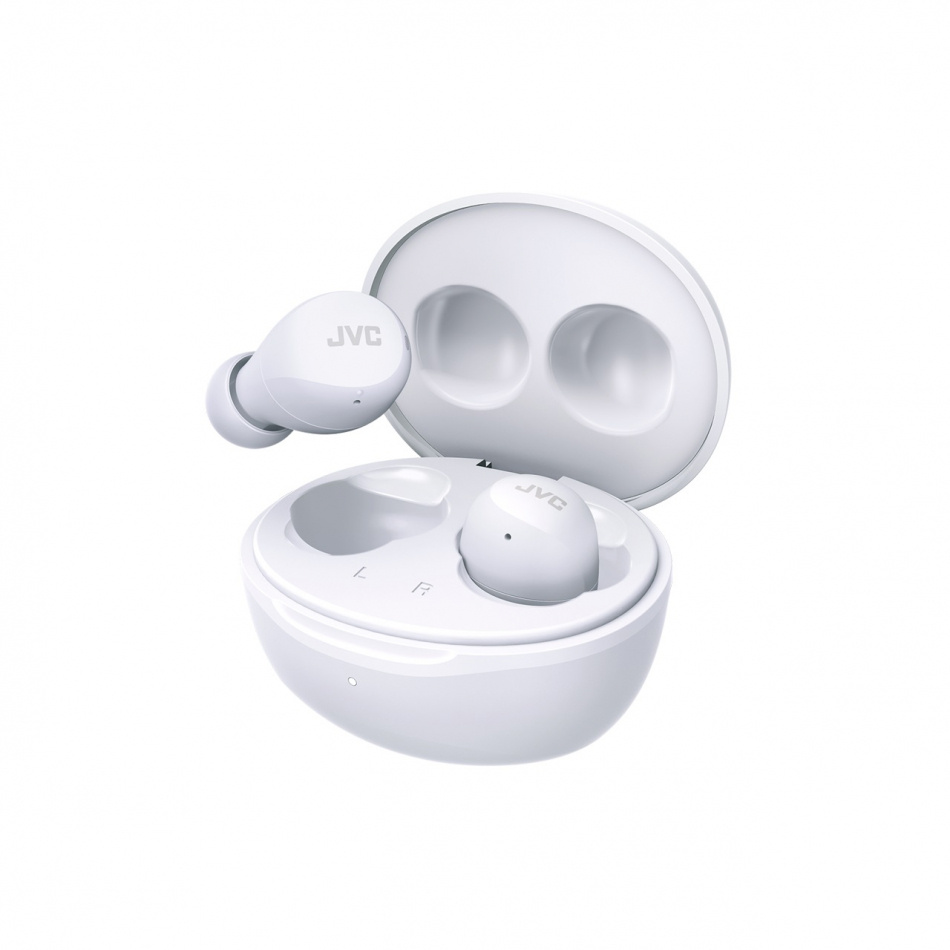 JVC HA-A6T Gumy Mini True Wireless in-ear hörlurar, vit