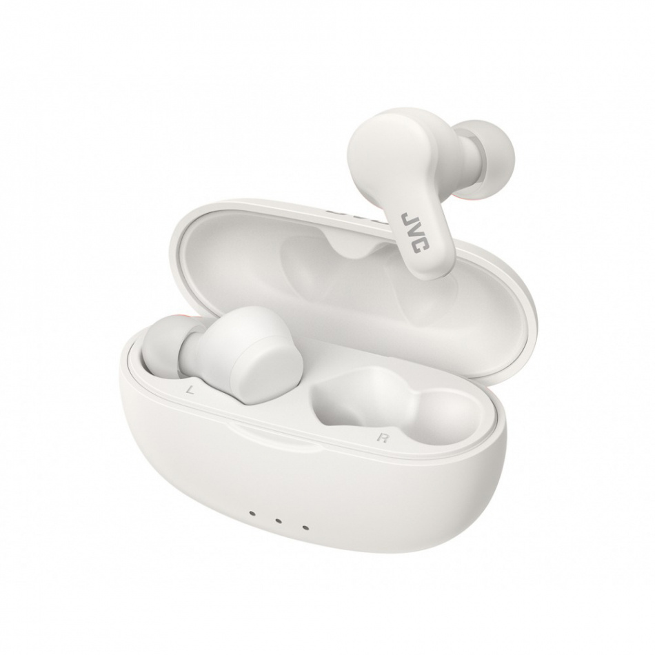 JVC HA-A7T2 Gumy True Wireless in-ear hörlurar, vit