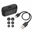 JVC HA-A9T True Wireless in-ear hrlurar, svart