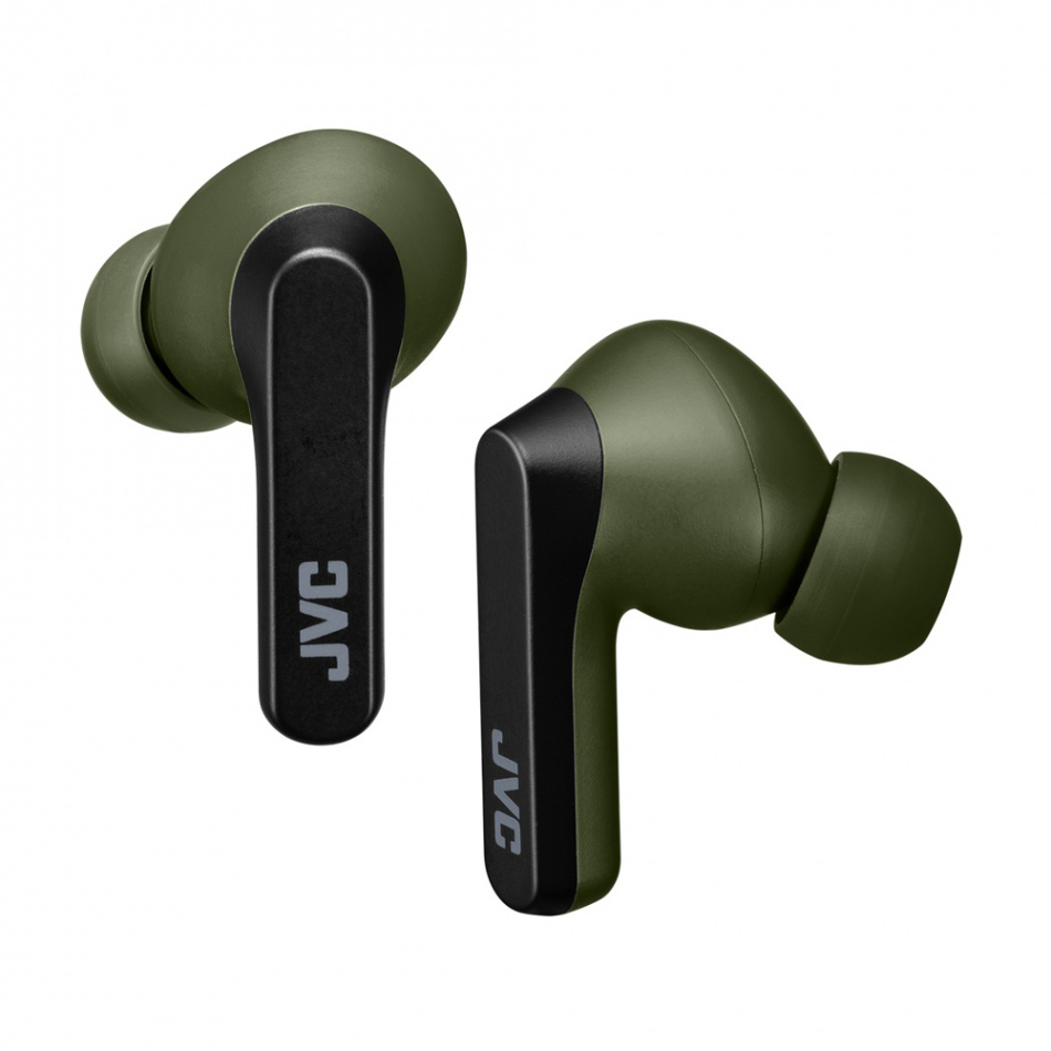 JVC HA-A9T True Wireless in-ear hörlurar, grön