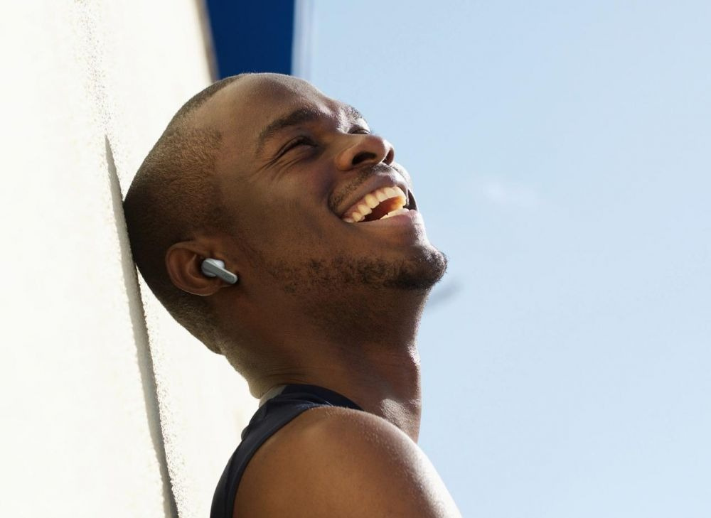 JVC HA-A9T True Wireless in-ear hörlurar, vit