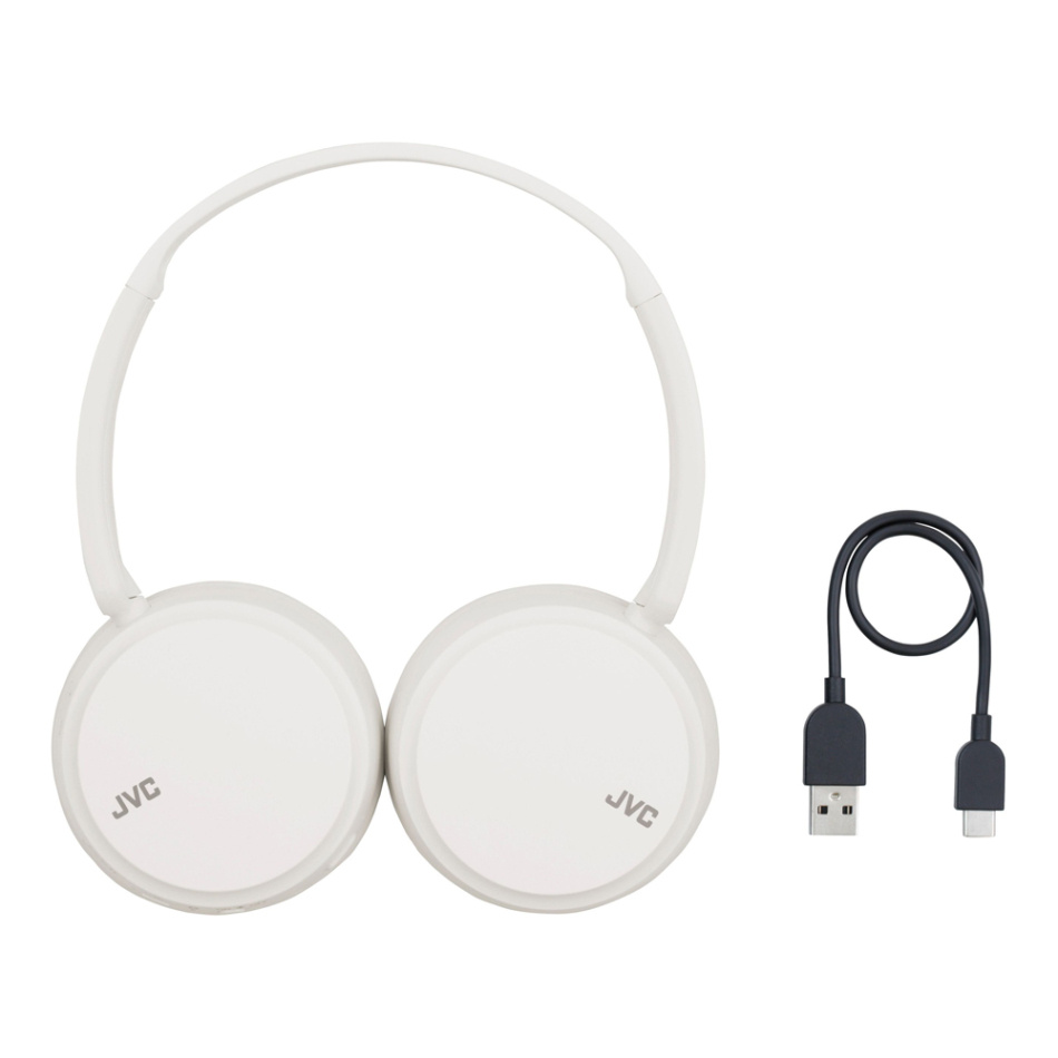 JVC HA-S36W Bluetooth on-ear hörlurar, vit
