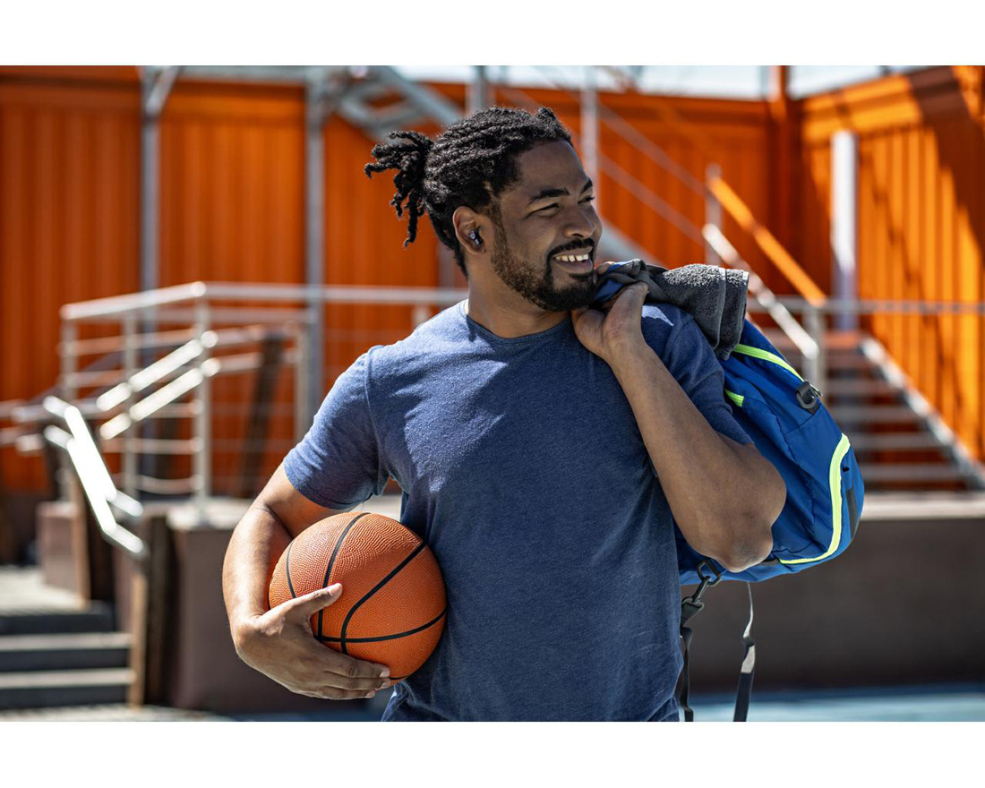 JVC HA-XC62T trådlösa in-ear hörlurar med IP55-klassning, svart