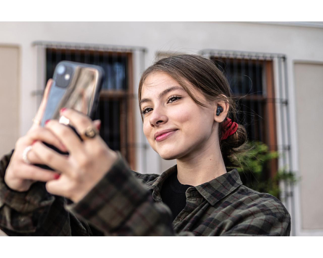 JVC HA-XC62T trådlösa in-ear hörlurar med IP55-klassning, svart