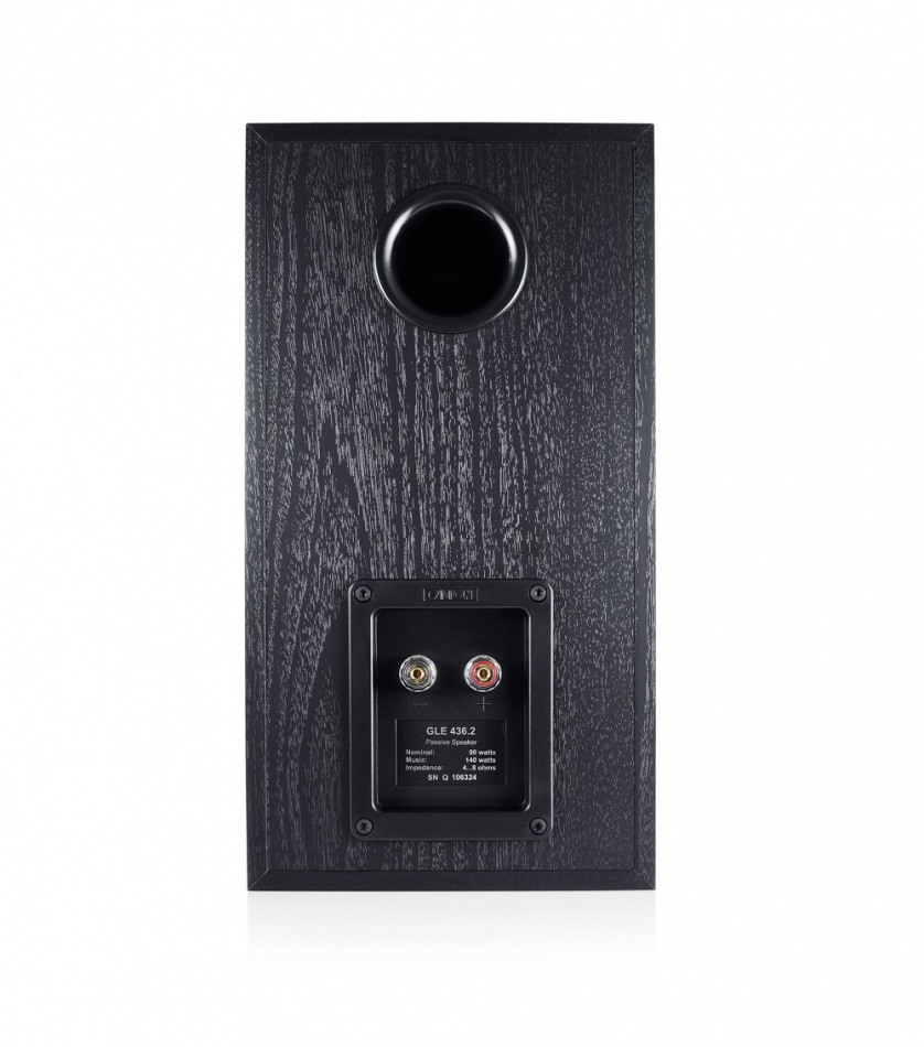 Canton GLE436.2 stativhögtalare, svart par