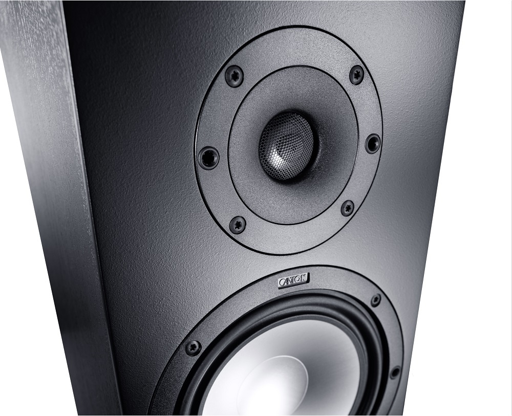 Canton GLE436.2 stativhögtalare, svart par