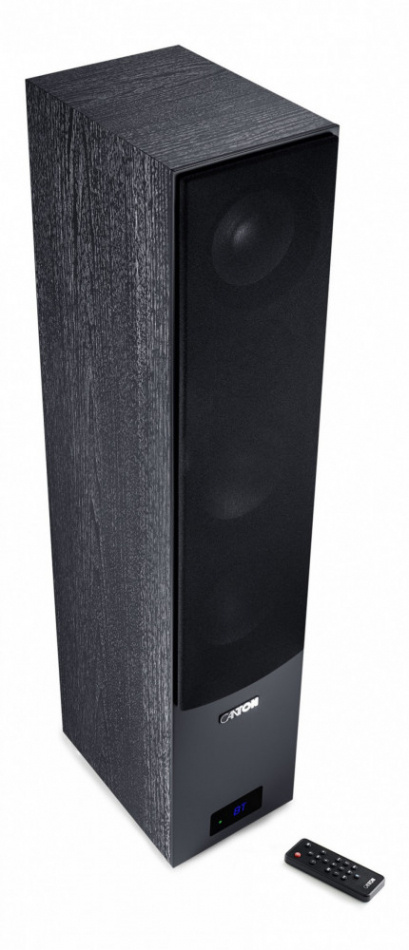 Canton Smart GLE 9 aktiva golvhögtalare, svart par Returexemplar