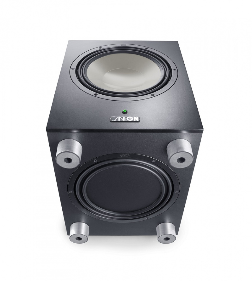 Canton Power Sub 8, aktiv subwoofer svart