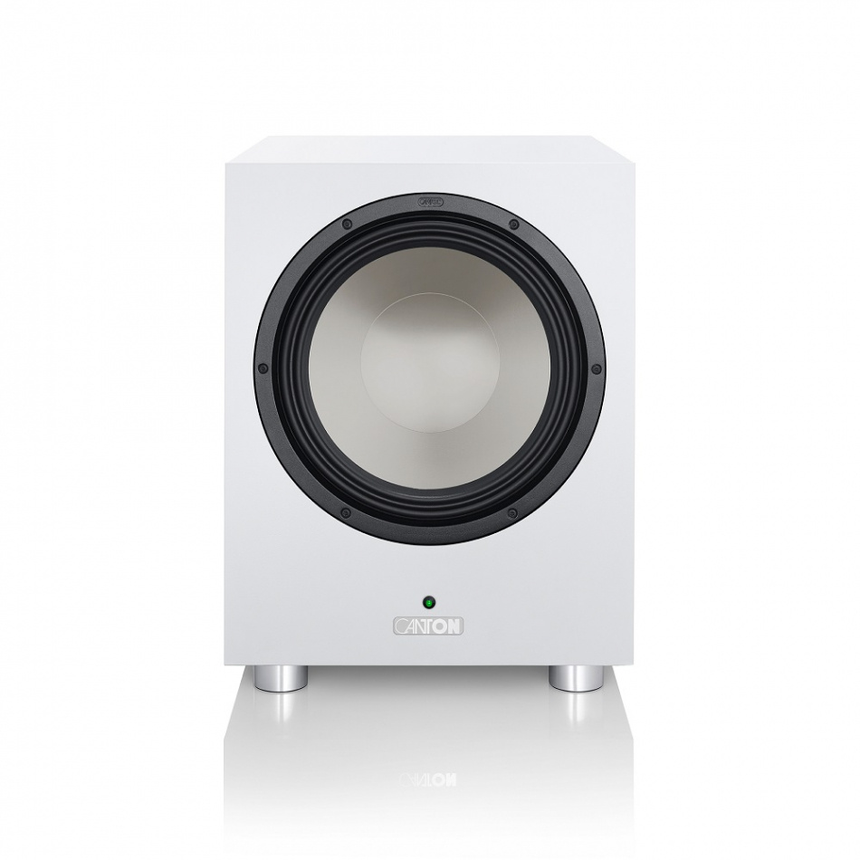 Canton Power Sub 10, aktiv subwoofer vit