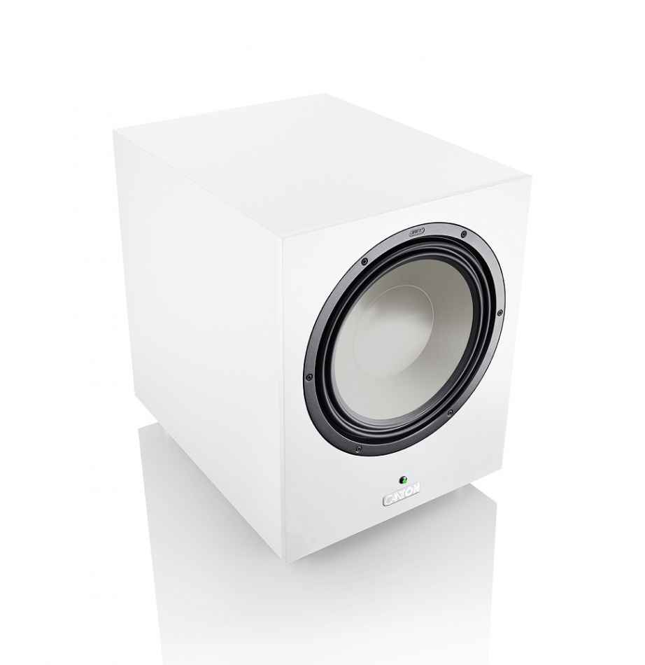 Canton Power Sub 10, aktiv subwoofer vit