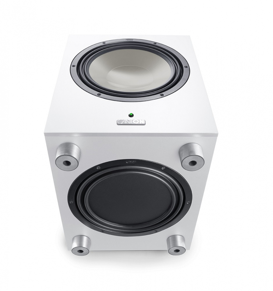 Canton Power Sub 10, aktiv subwoofer vit