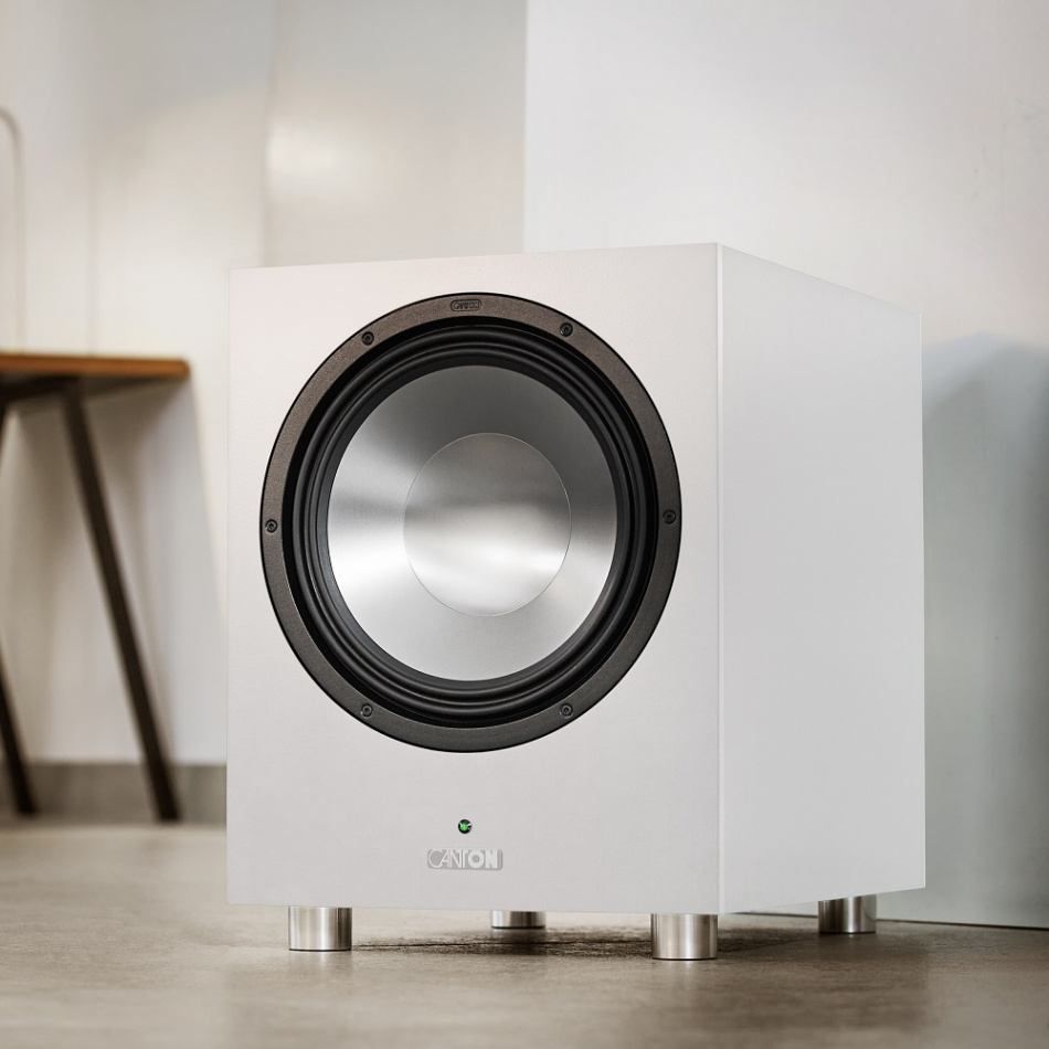 Canton Power Sub 12, aktiv subwoofer vit