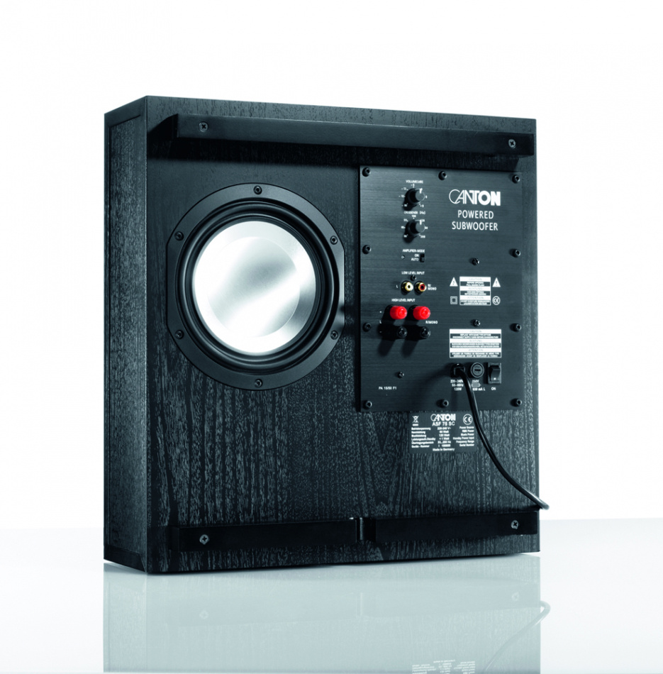 Canton ASF75 SC aktiv subwoofer, svart