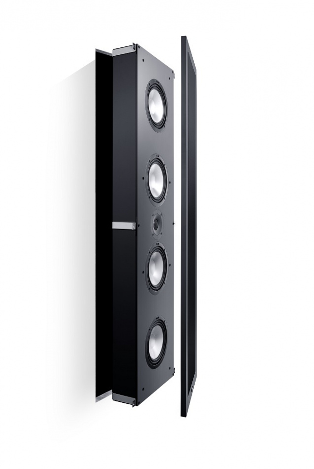 Canton Atelier 1100 vägghögtalare svart, styck