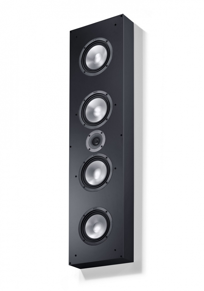 Canton Atelier 1100 vägghögtalare svart, styck