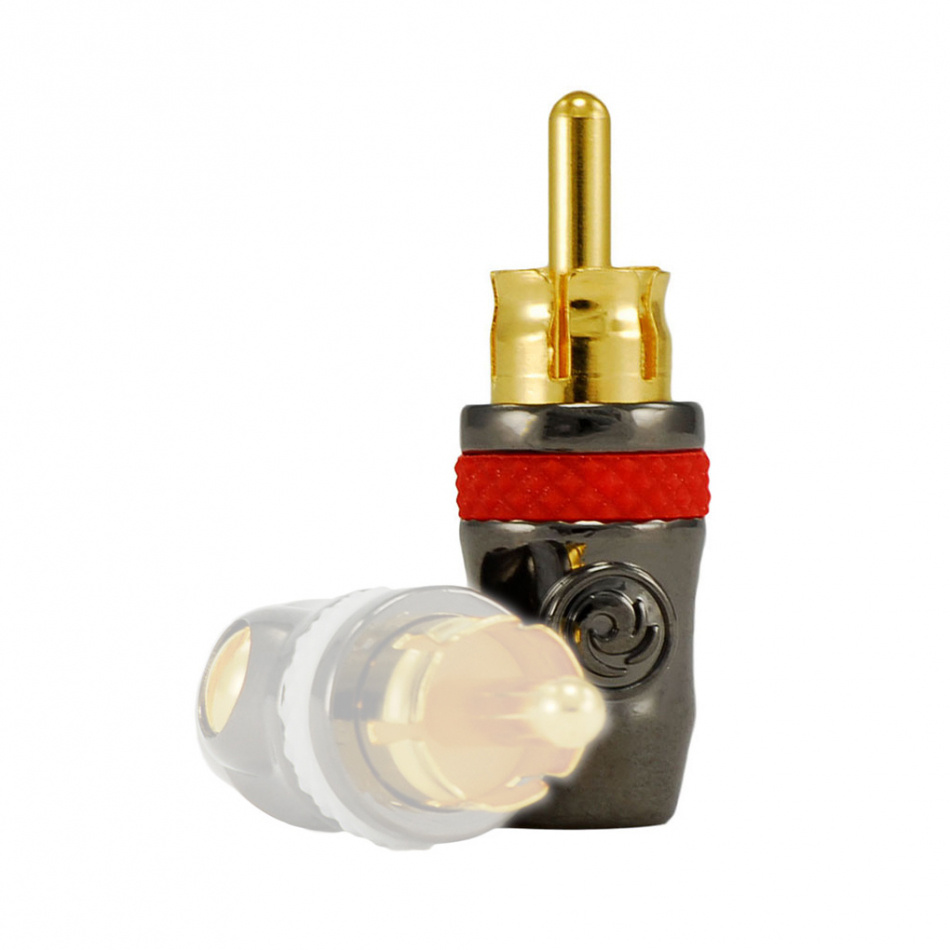 Planet Waves HD-RCA lödfri RCA-kontakt röd färgmärkning, styck