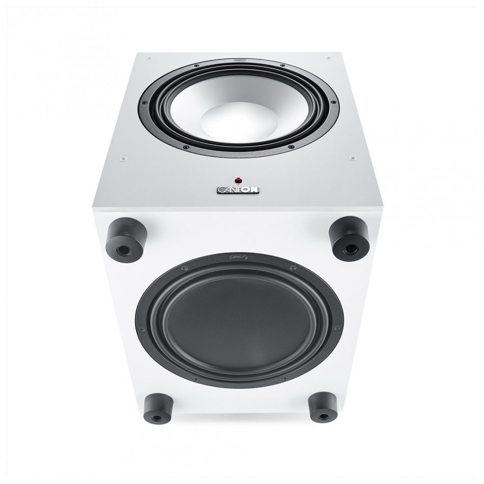 Canton Sub 12.4, aktiv subwoofer vit