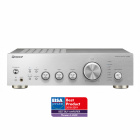 Pioneer A-40AE stereoförstärkare med DAC & RIAA-steg, silver Pioneer A-40AE stereoförstärkare med DAC & RIAA-steg, silver