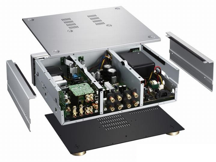 Pioneer A-70DA förstärkare med DAC & XLR, silver