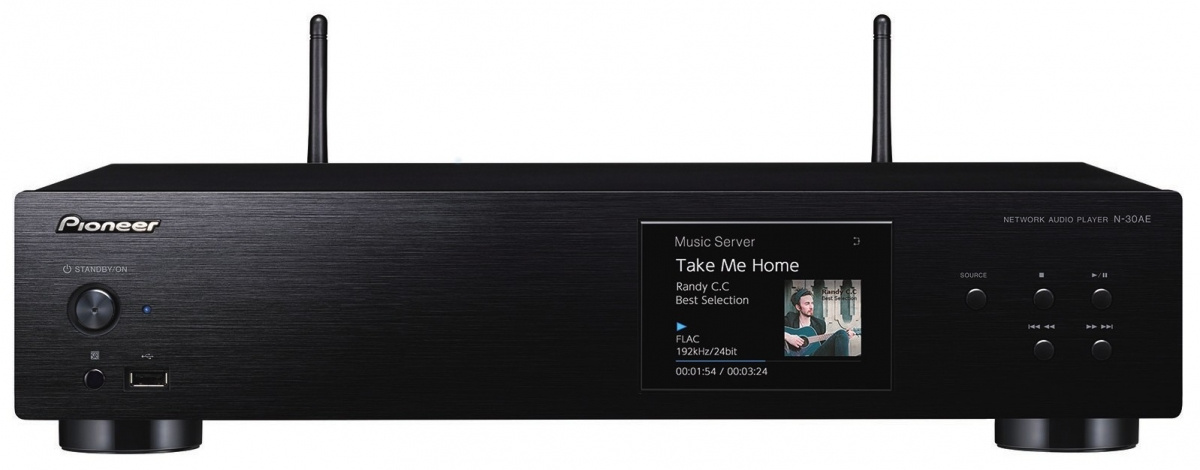 Pioneer N-30AE nätverksspelare, svart