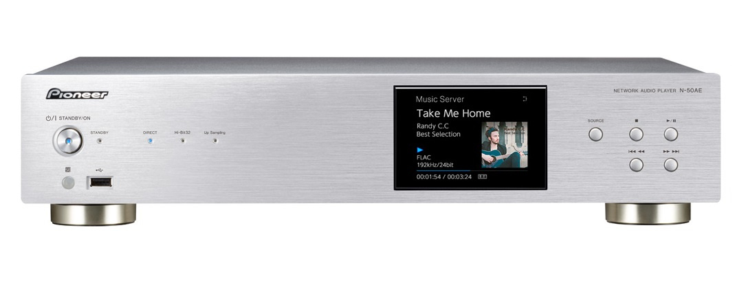 Pioneer N-50AE nätverksspelare, silver