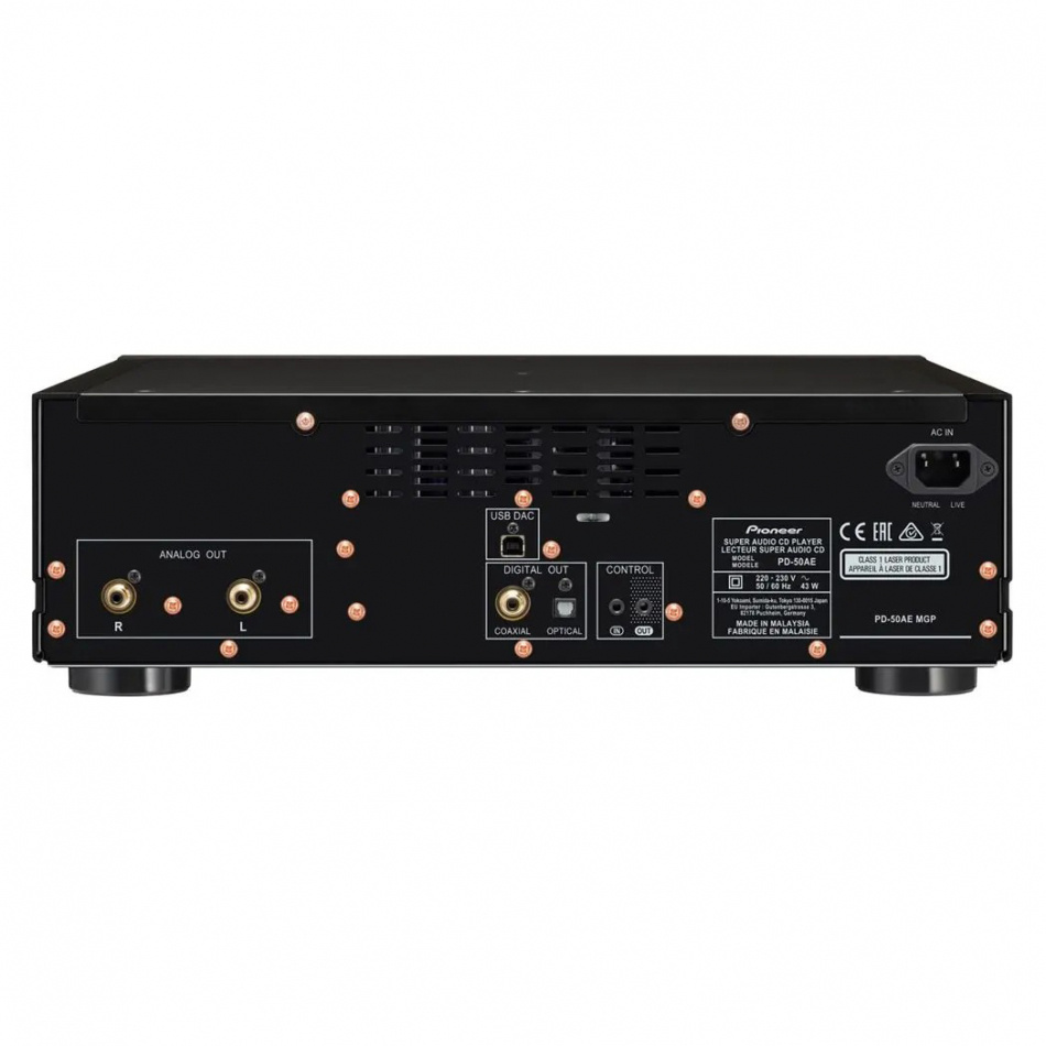Pioneer PD-50AE SACD/CD-spelare med USB DAC, svart