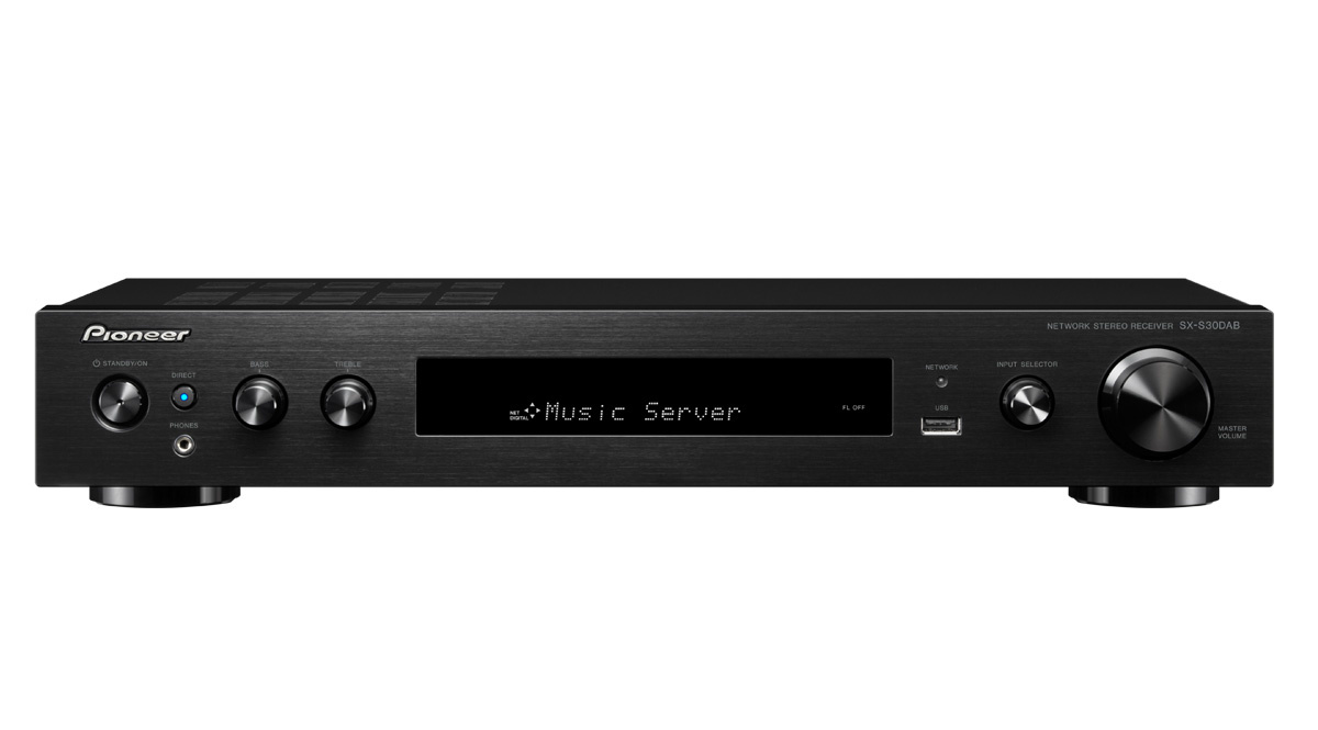 Pioneer SX-S30DAB receiver med HDMI, svart