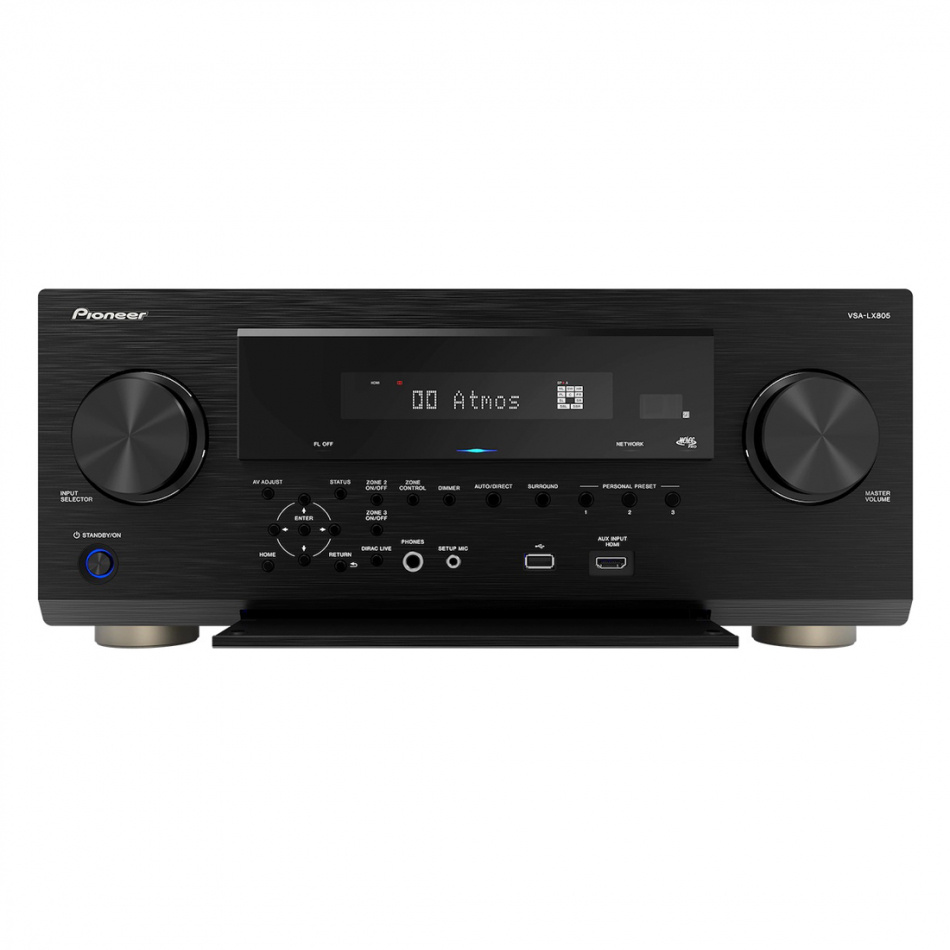 Pioneer VSA-LX805 hemmabioförstärkare med Dirac Live & IMAX Enhanced, svart