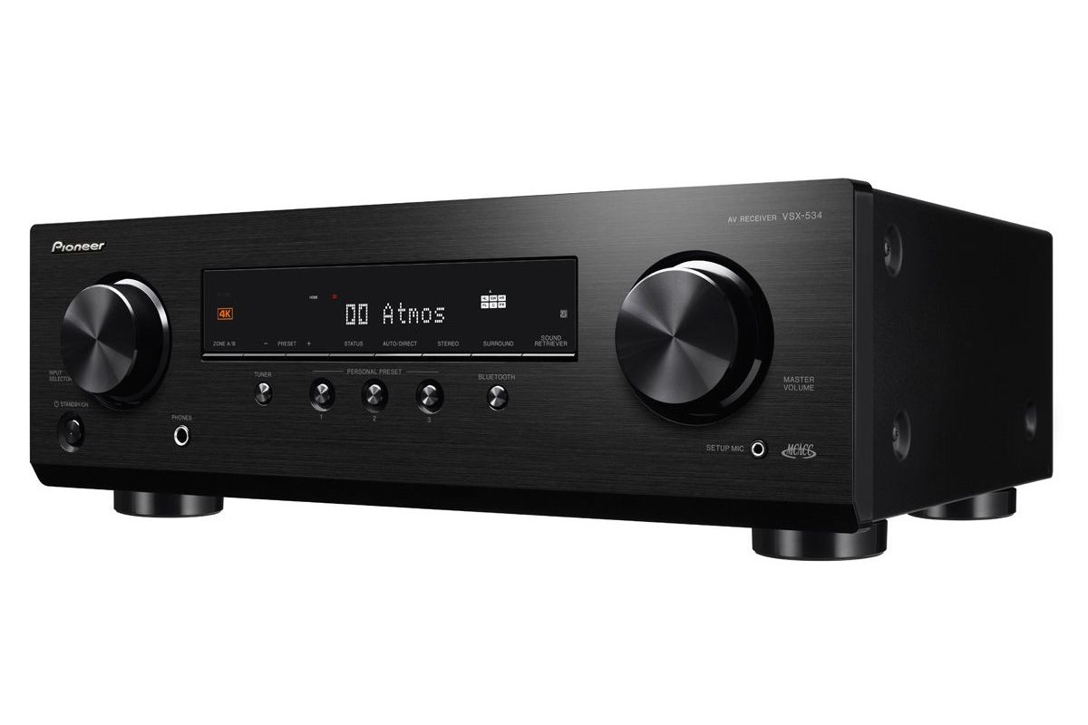 Pioneer VSX-534 hemmabioförstärkare med Bluetooth, svart