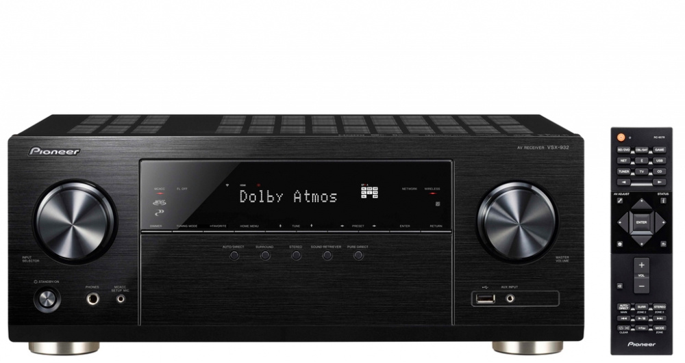 Pioneer VSX-932 bioförstärkare, svart