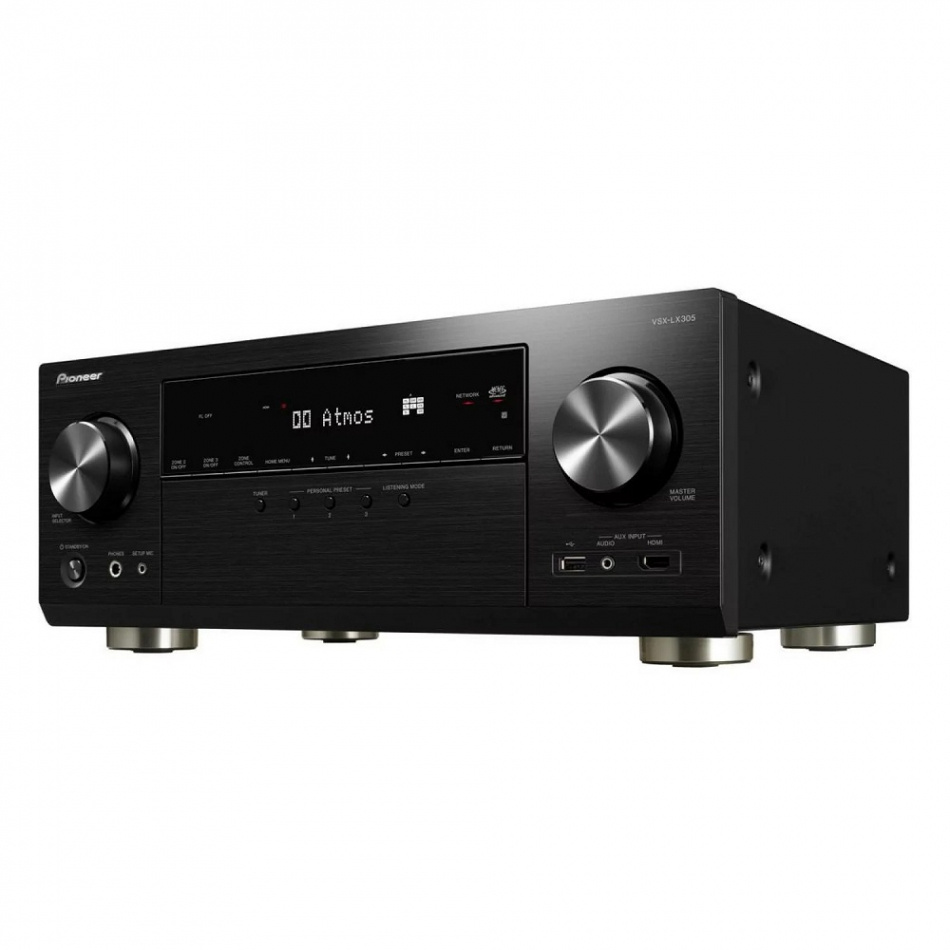 Pioneer VSX-LX305 hemmabioförstärkare med Dirac Live & IMAX Enhanced, svart