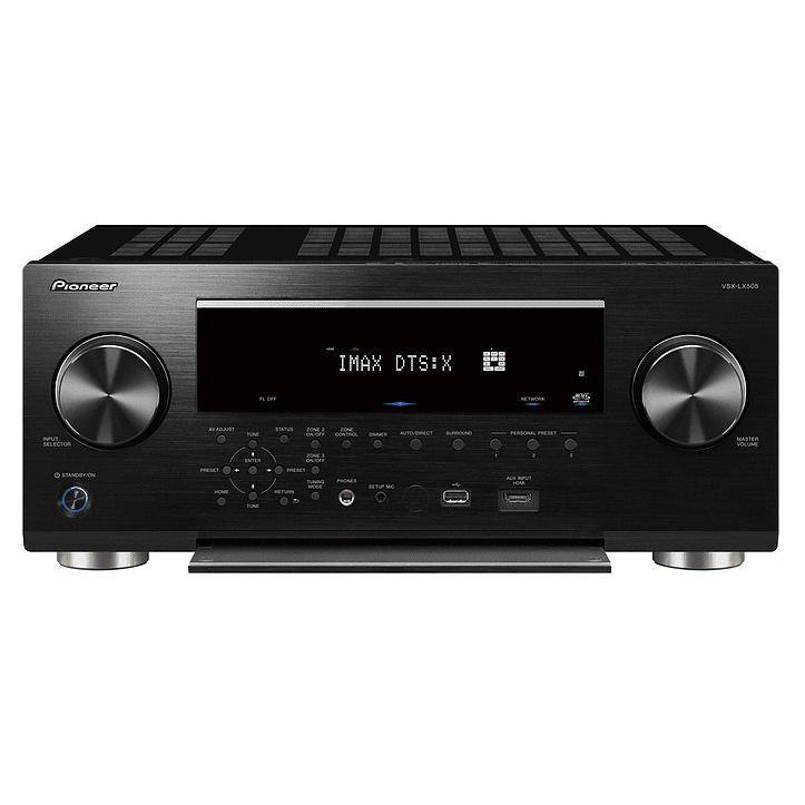 Pioneer VSX-LX505 hemmabioförstärkare med Dirac Live & IMAX Enhanced, svart