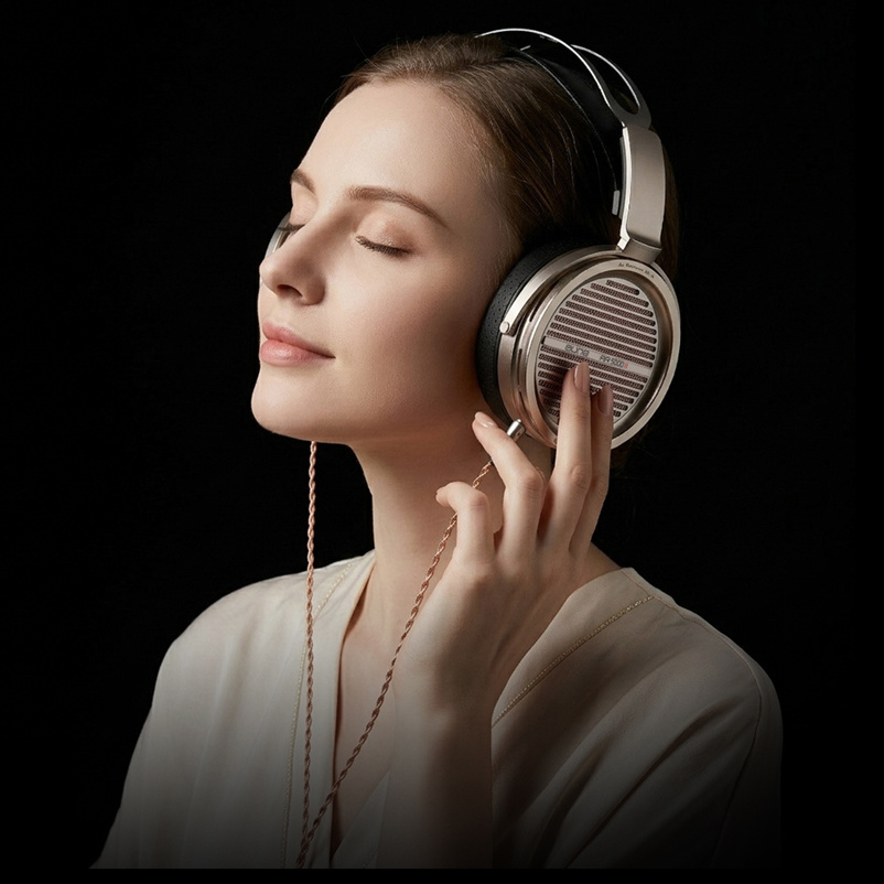Aune AR5000 MKII öppna over-ear hörlurar 28 Ohm