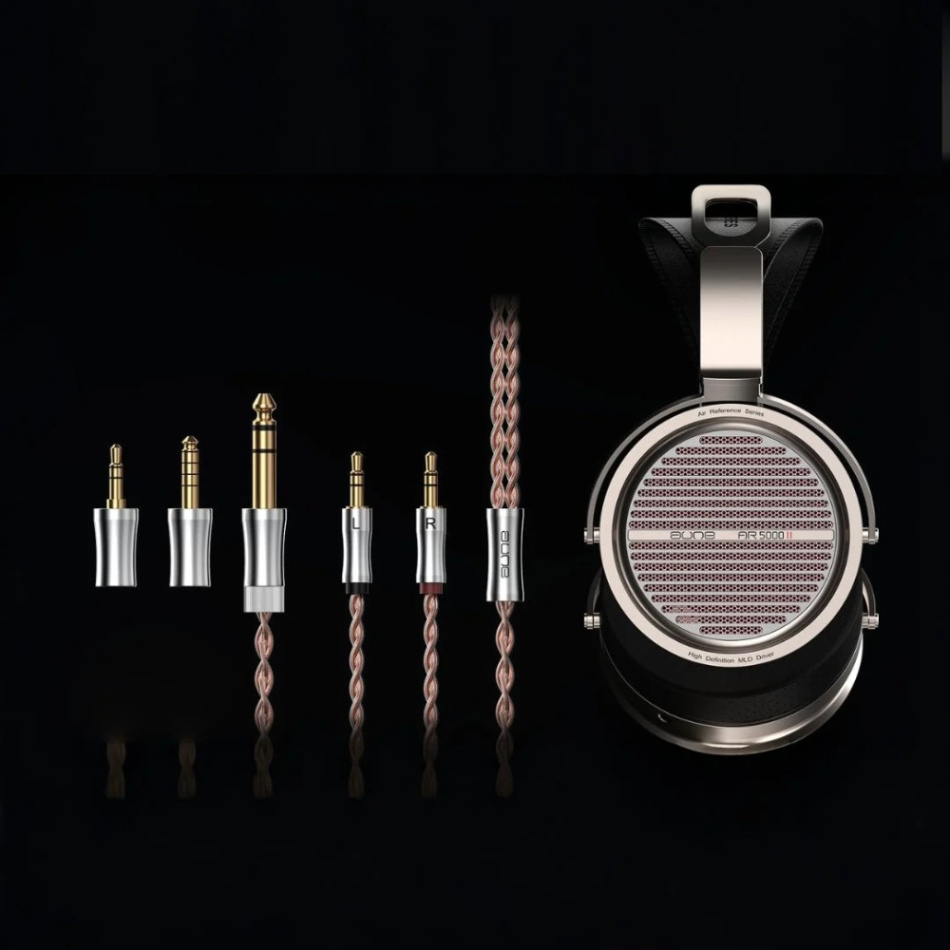 Aune AR5000 MKII öppna over-ear hörlurar 28 Ohm