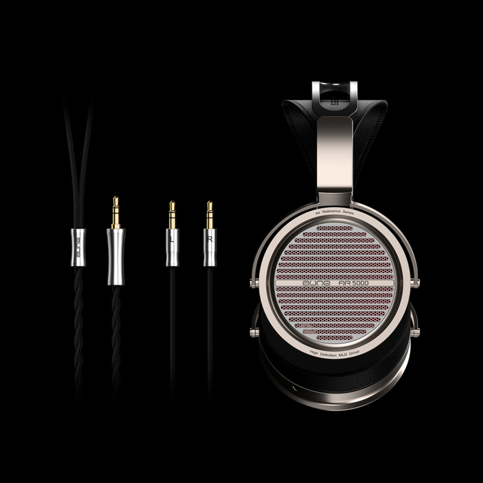 Aune AR5000 öppna over-ear hörlurar 28 Ohm