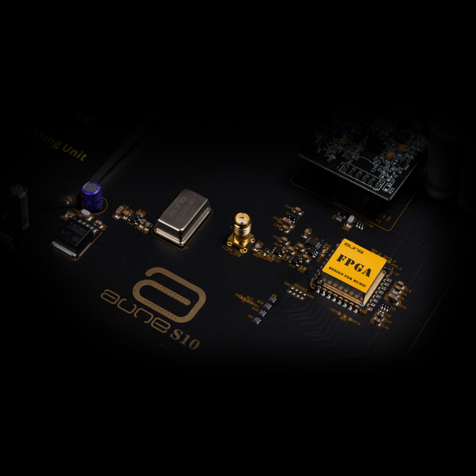 Aune S10N nätverksstreamer med Bluetooth, DAC & XLR, silver