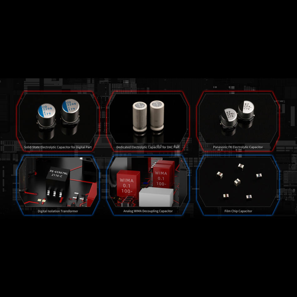 Aune S10N nätverksstreamer med Bluetooth, DAC & XLR, silver