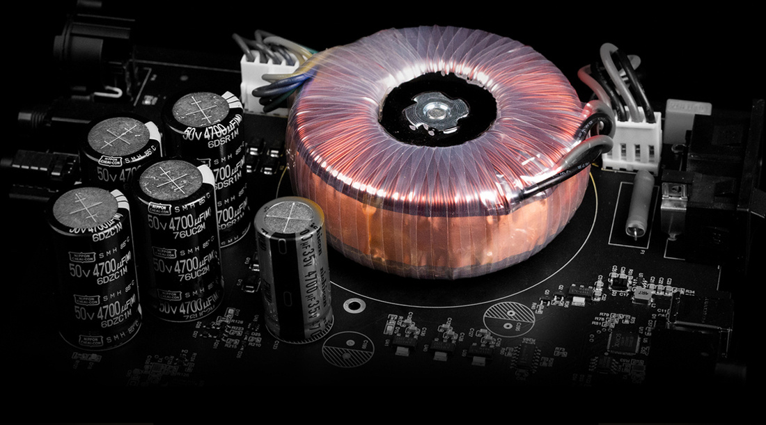 Aune S9c PRO hörlursförstärkare med XLR & DAC, silver