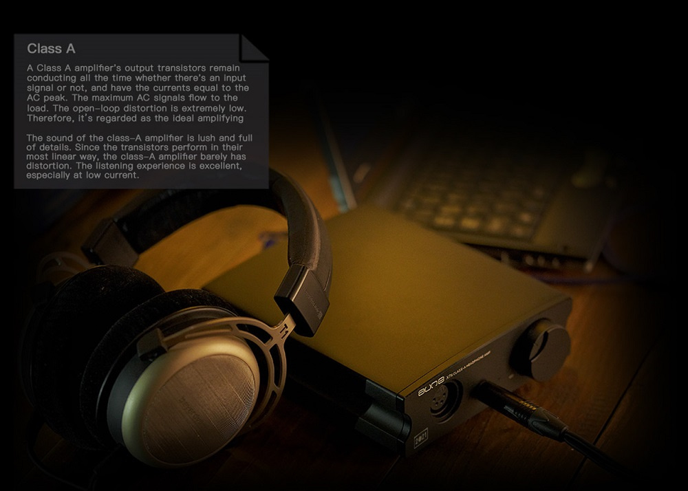 Aune X7S PRO hörlursförstärkare, svart